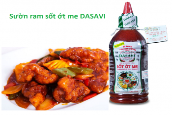 Sườn non sốt ớt Me DASAVI