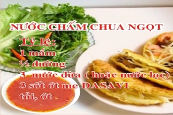 Pha chế nước chấm chua ngọt