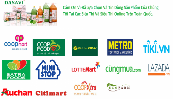 DASAVI Products at Supermarkets, Convenience Stores Nationwide.