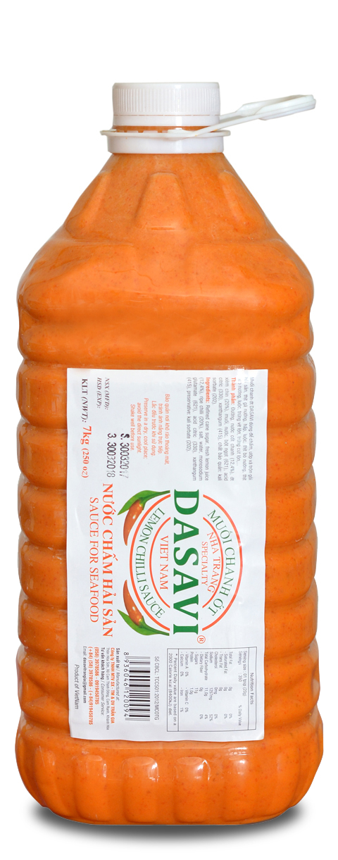 Muối chanh ớt DASAVI (ớt đỏ) 6,5 kg 