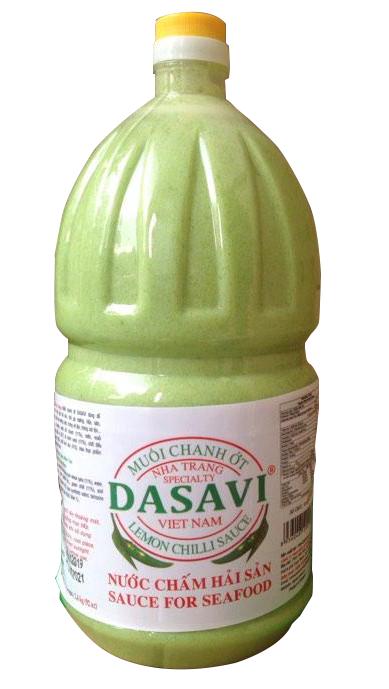 Muối chanh ớt DASAVI (Ớt xanh) 2,6 kg 